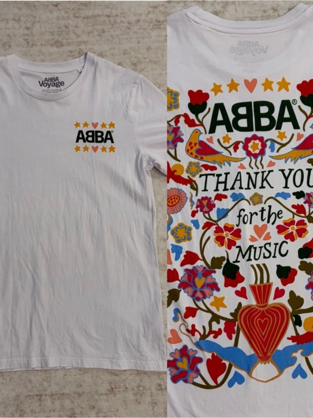 ABBA M Abba Voyage Thank You For the Music Graphic T